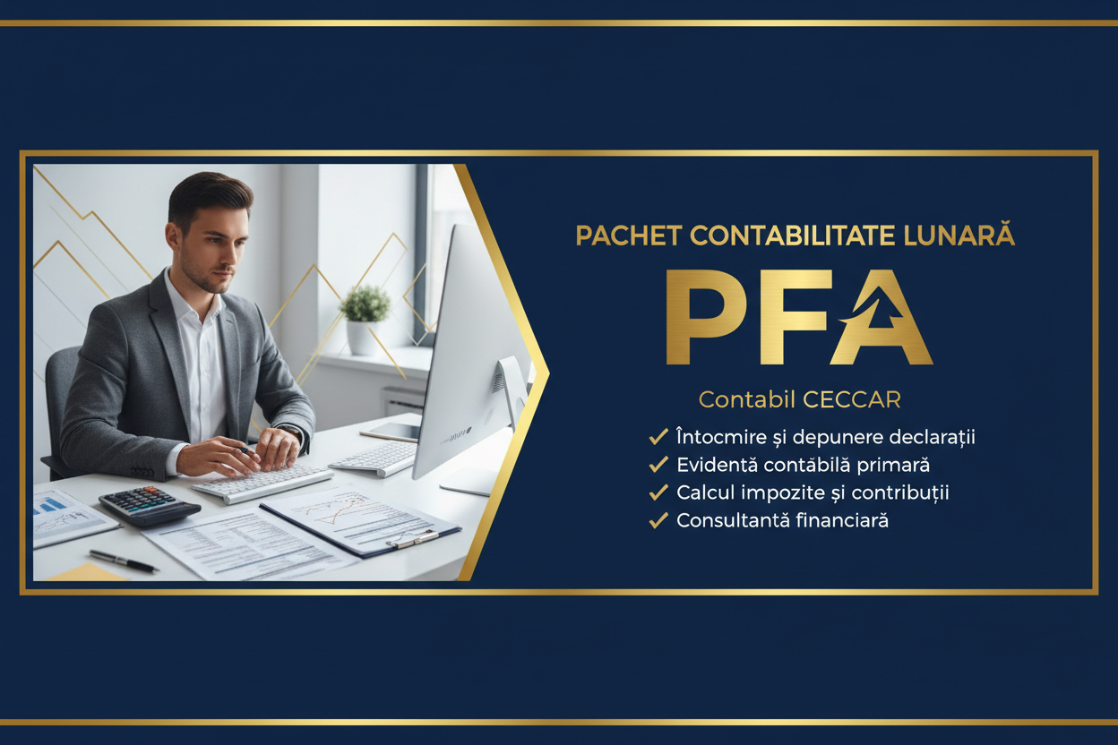 Contabilitate PFA – Serviciu Lunar | Contabil CECCAR Autorizat