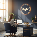 Rytr logo pe perete